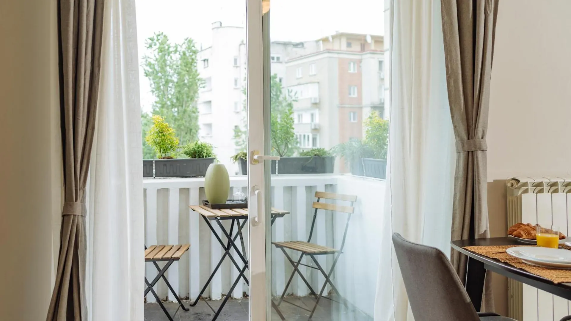 Light-Filled Haven Apartment Bucharest Romania